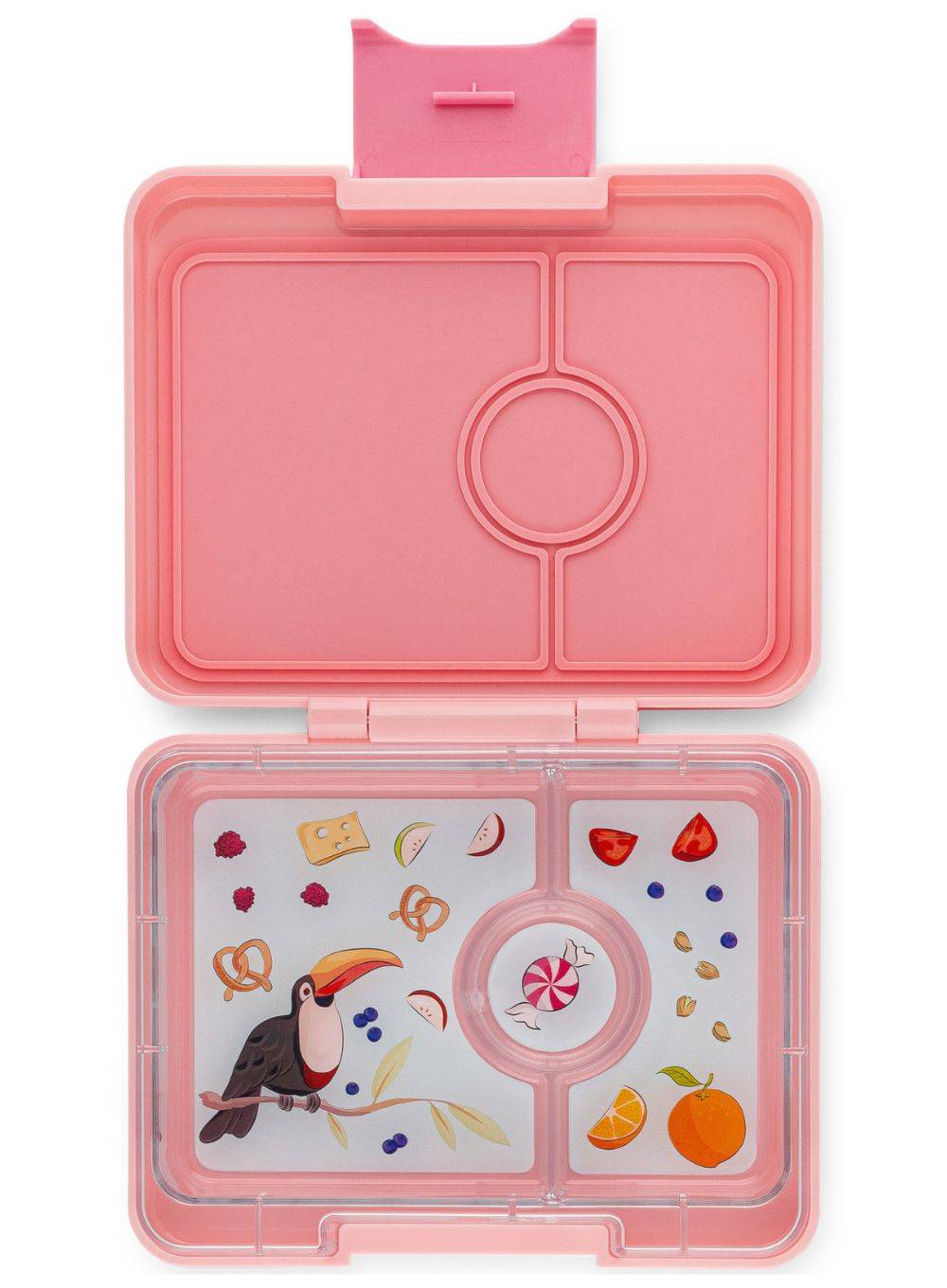 Śniadaniówka / lunchbox dziecięcy Yumbox Snack - coco pink / tucan tray