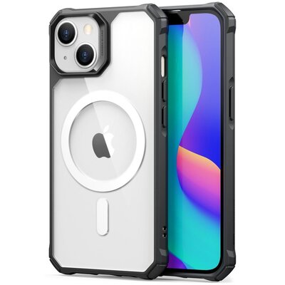 Etui ESR Air Armor HaloLock MagSafe do Apple iPhone 14 Max Przezroczysto-czarny