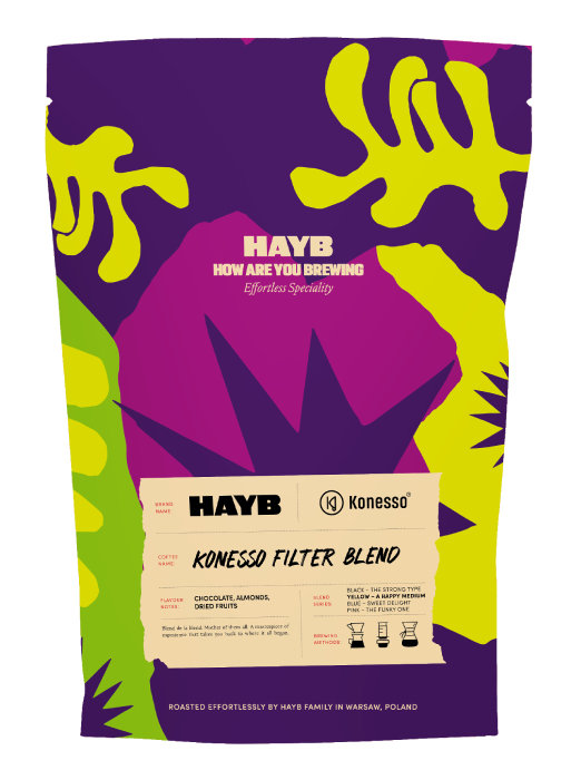 Kawa ziarnista HAYB Konesso Filter Blend 1kg