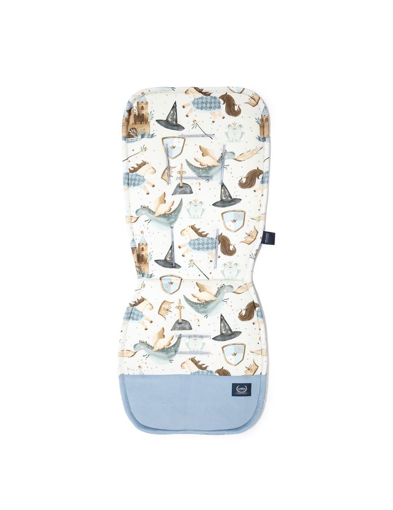 La Millou Wkładka do wózka Stroller Pad Organic Jersey Collection ( Prince - Velvet Wind Blue )