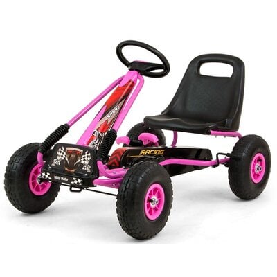 Milly Mally Gokart na pedały Thor Pink