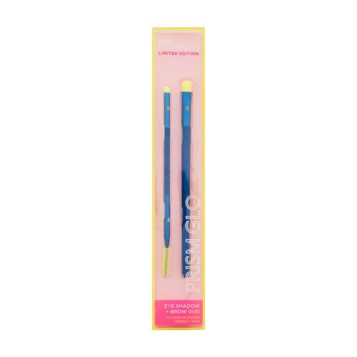 Real Techniques Prism Glo Eye Shadow + Brow Duo zestaw Pędzel do brwi 1 szt. + pędzel do cieni 1 szt. dla kobiet