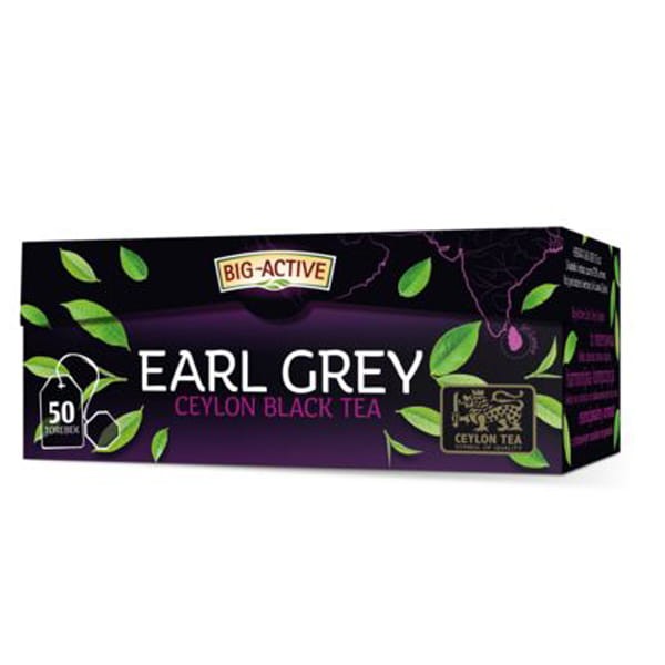 Big-Active Herbata Czarna Earl Grey (50 torebek x 1,5g) 75g