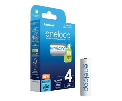 Panasonic 4 x akumulatorki Eneloop R6 AA 2000mAh BK-3MCDE/4BE blister BK-3MCDE/4BE