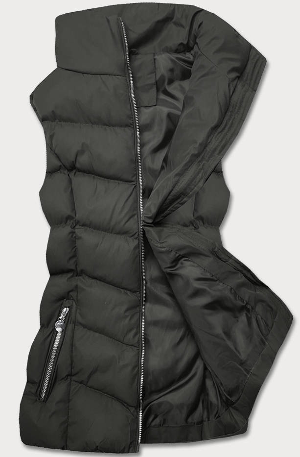 PUCHOWY BEZRĘKAWNIK DAMSKI ARMY (5M719-136) - J.STYLE