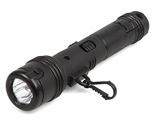 Atosa 58829 latarka wojskowa zieleń z oświetleniem, 15 cm