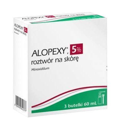 PIERRE FABRE MEDICAMENT Alopexy 5% Roztór Na Skórę 3x 60 ml