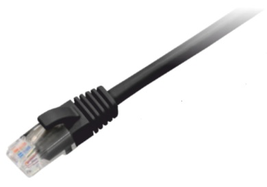 Patchcord BKT RJ45, kat.6, U/UTP, LSOH, wtyk BKT zalewany, czarny, 1m