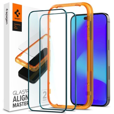 Szkło hartowane SPIGEN ALM Glass FC 2-Pack do Apple iPhone 14 Pro