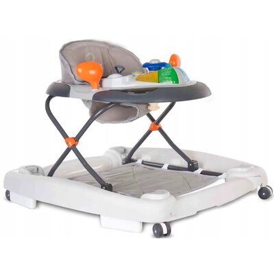 Sun Baby Chodzik kołyska z kierownicą - szary B01.022.1.3