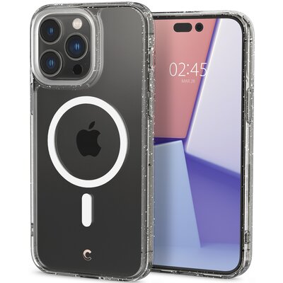 Etui SPIGEN Cyrill Shine Mag MagSafe do Apple iPhone 14 Pro Przezroczysty Brokat