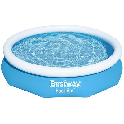 Bestway 57456 Basen rozporowy Fast Set z dmuchanym pierścieniem 3.05m x 66cm