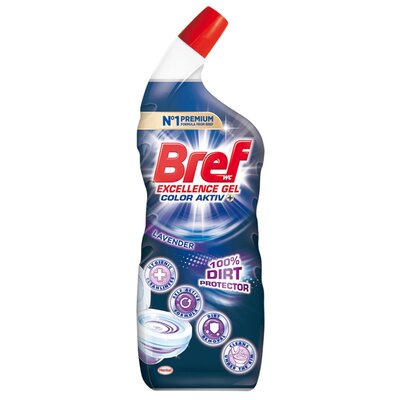 Bref 10 x Effect Żel do WC Protection Shield Lavender 700 ml
