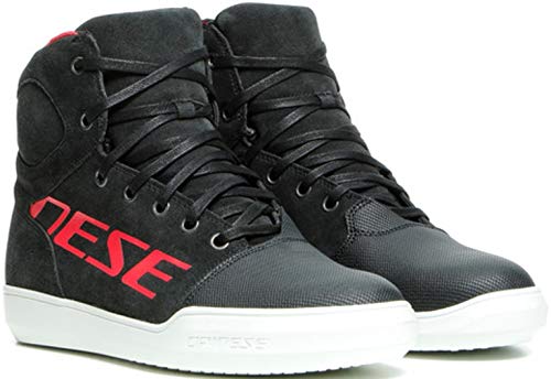 Dainese York Lady D-WP buty, wodoodporne buty motocyklowe, damskie, ciemnowęglowe/czerwone, 41