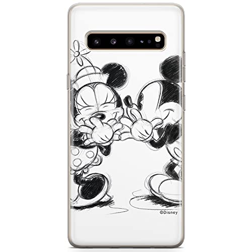 Etui Disney dedykowane do Samsung S10 5G, wzór: Mickey i Minnie 010 Etui całkowicie zadrukowane, oryginalne i oficjalnie licencjonowane