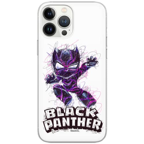 ERT GROUP etui na telefon Huawei P30, case oryginalny i oficjalnie licencjonowany przez Marvel, wzór Czarna Pantera 017, optymalnie dopasowane, plecki z TPU
