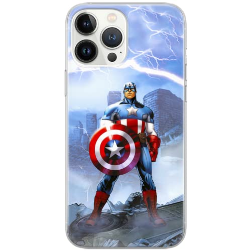 ERT GROUP etui na telefon Huawei P30, case oryginalny i oficjalnie licencjonowany przez Marvel, wzór Kapitan Ameryka 003, optymalnie dopasowane, plecki z TPU