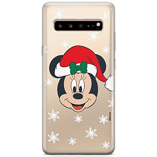 ERT GROUP etui na telefon Samsung S10 5G, case oryginalny i oficjalnie licencjonowany przez Disney, wzór Minnie 061, optymalnie dopasowane, plecki z TPU częściowo przeźroczyste