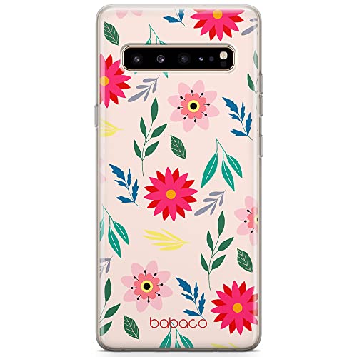 Etui Babaco dedykowane do Samsung S10 5G, wzór: Kwiaty 010 Etui całkowicie zadrukowane, oryginalne i oficjalnie licencjonowane