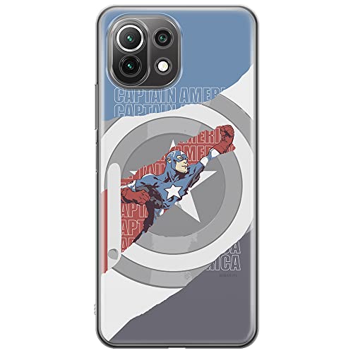 Etui dedykowane do XIAOMI MI 11 LITE 4G / MI 11 LITE 5G / 11 LITE 5G NE wzór:  Kapitan Ameryka 013 oryginalne i oficjalnie licencjonowane