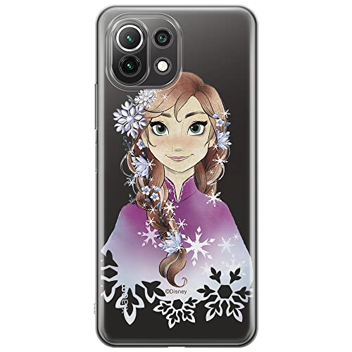 ERT GROUP etui na telefon Xiaomi 11 LITE 4G/5G, case oryginalny i oficjalnie licencjonowany przez Disney, wzór Anna 001, plecki z TPU częściowo przeźroczyste