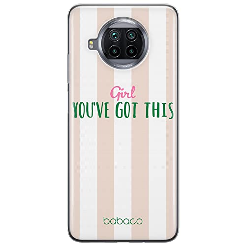 ERT GROUP etui na telefon Xiaomi MI 10T LITE/REDMI NOTE 9 PRO 5G, case oryginalny i oficjalnie licencjonowany przez Babaco, wzór Positive vibes 004, optymalnie dopasowane, plecki z TPU