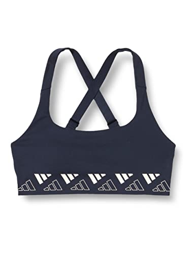 adidas TRN MS 3B Logo, Biustonosz Sportowy Kobieta, Legend Ink/Wonder White, XSAC