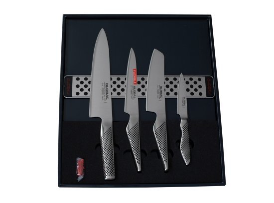 Global Zestaw Noży z listwą magnetyczna G-251138/M30 G-251138/M30