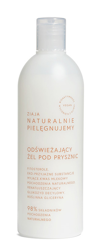 Ziaja NATURALNIE ŻEL POD PRYSZNIC ODŚWIEŻAJĄCY 400ML