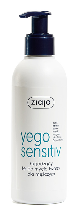 Ziaja Yego Sensitiv łagodzący żel do mycia twarzy 200ml 54568-uniw