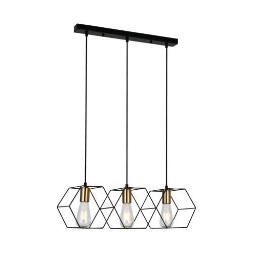 Lampa wisząca Aina PND-74889-3-BK Italux