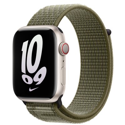 Apple Opaska sportowa Nike w kolorze Sequoia/Pure Platinum 45 mm