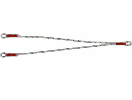 LDF podwójna linka bezpieczeństwa z liną z oplotem B-C-C