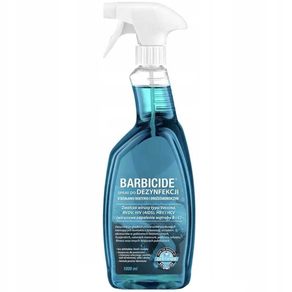 Barbicade spray do dezynfekcji powierzchni, zapachowy 1000ml
