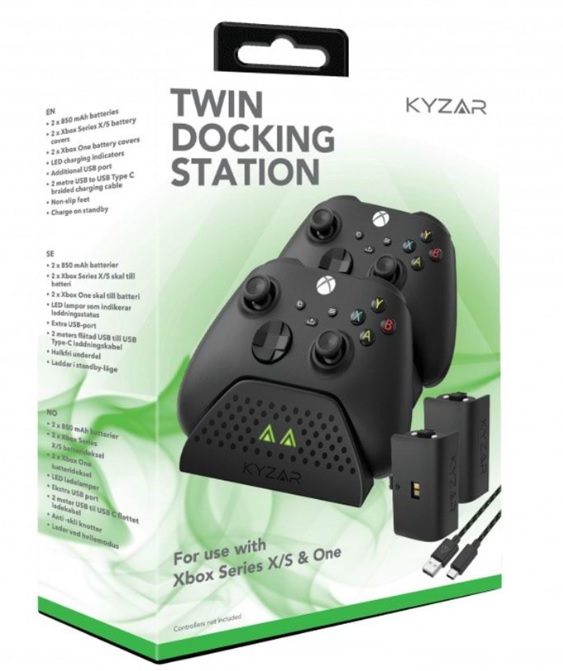 Kyzar Twin Docking Station STACJA DOKUJĄCA Xbox Series X/S // WYSYŁKA 24h // DOSTAWA TAKŻE W WEEKEND! // TEL. 48 660 20 30