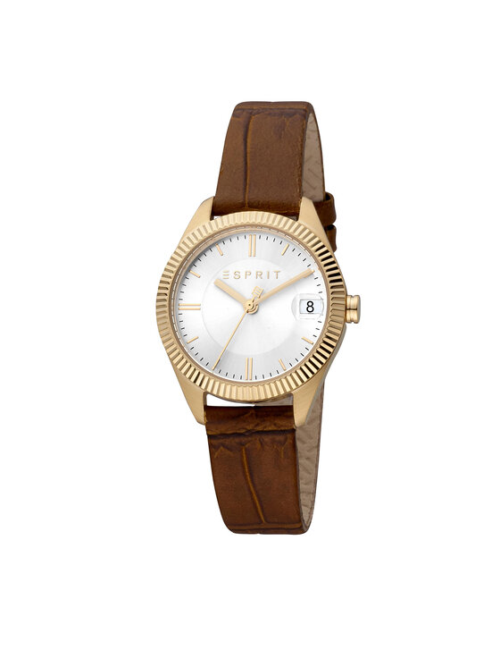 Esprit Zegarek ES1L340L0025 Brązowy