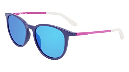 Dragon Dr Billie, Okulary przeciwsłoneczne Mixe, Bright Eggplant/LL Blue ION, 53, Bright Eggplant/Ll Blue Ion