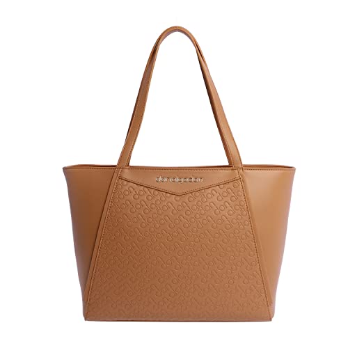 DON ALGODON Torba damska Shopper Ariadna, 32 cm (szer. x dł.) x 14cm (dno) x 26cm (wysokość), Beis