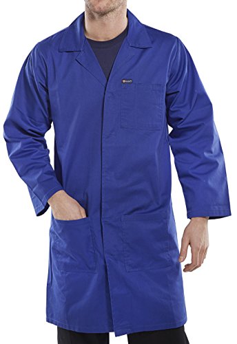 Bawełniany płaszcz magazynowy Royal Blue 44 UK (54 UE)