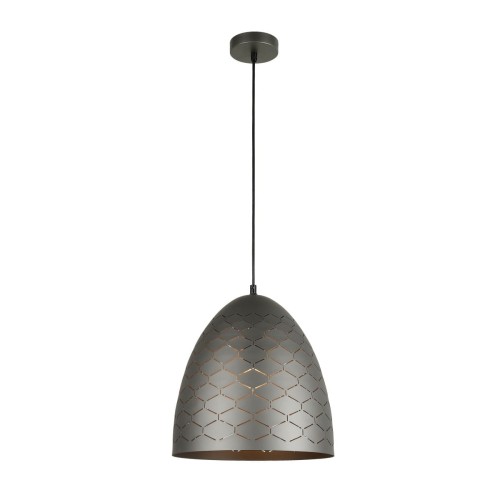 Leilani lampa wisząca 1-punktowa szara PND-43445-1L-GR