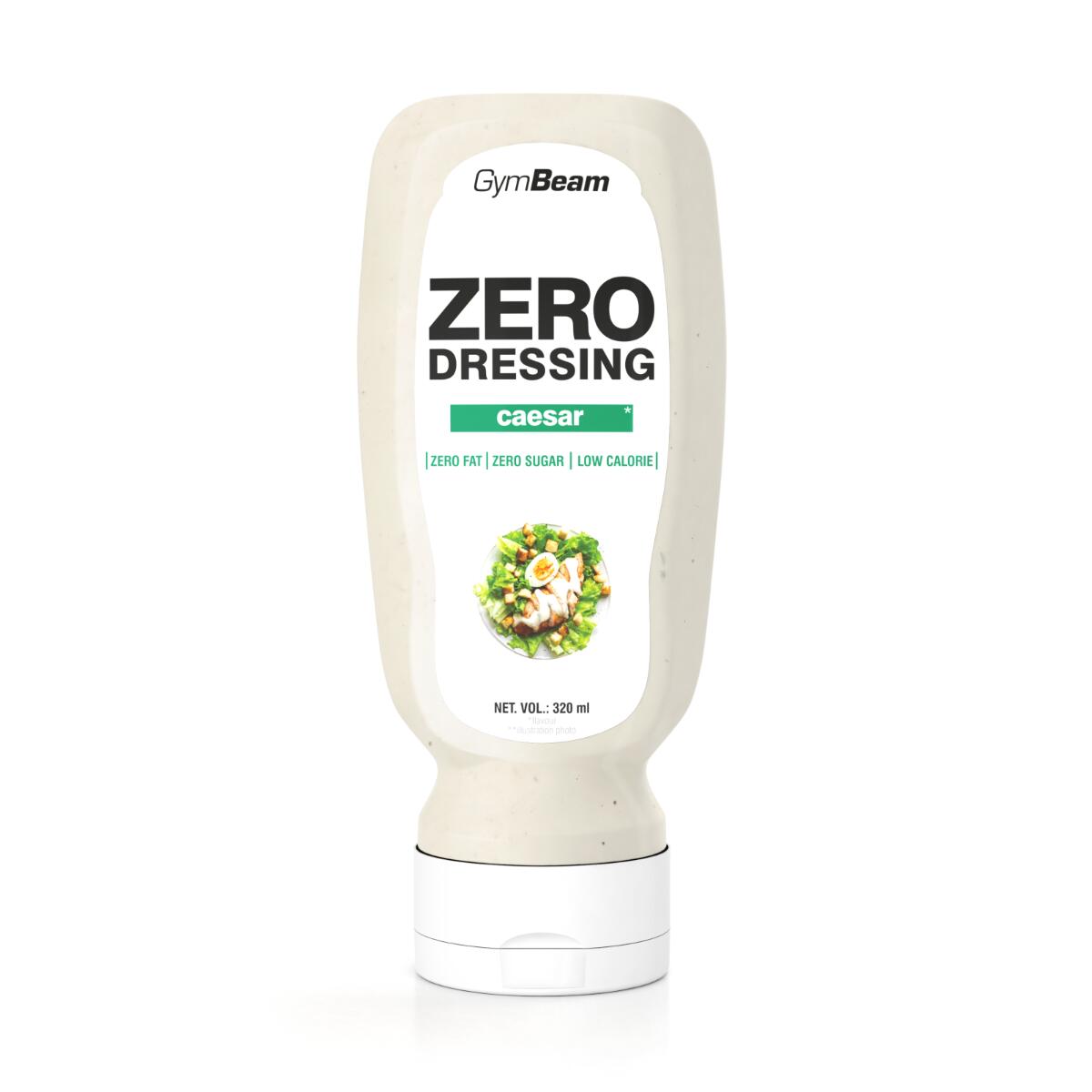 GymBeam Sos bez kalorii Cezar dressing 320 ml