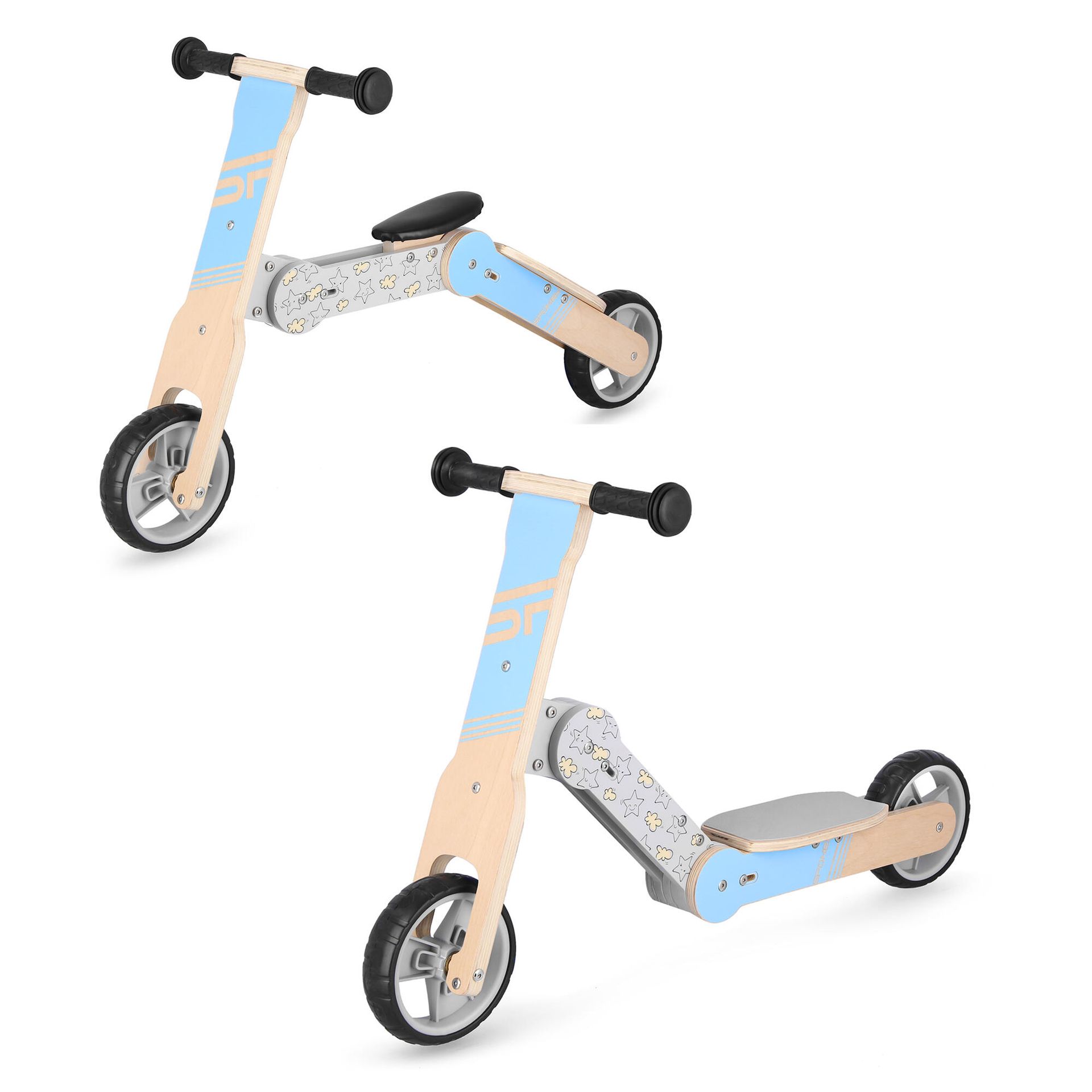 Spokey Rowerek biegowy i hulajnoga dziecięca 2w1 Spokey WOO-RIDE MULTI