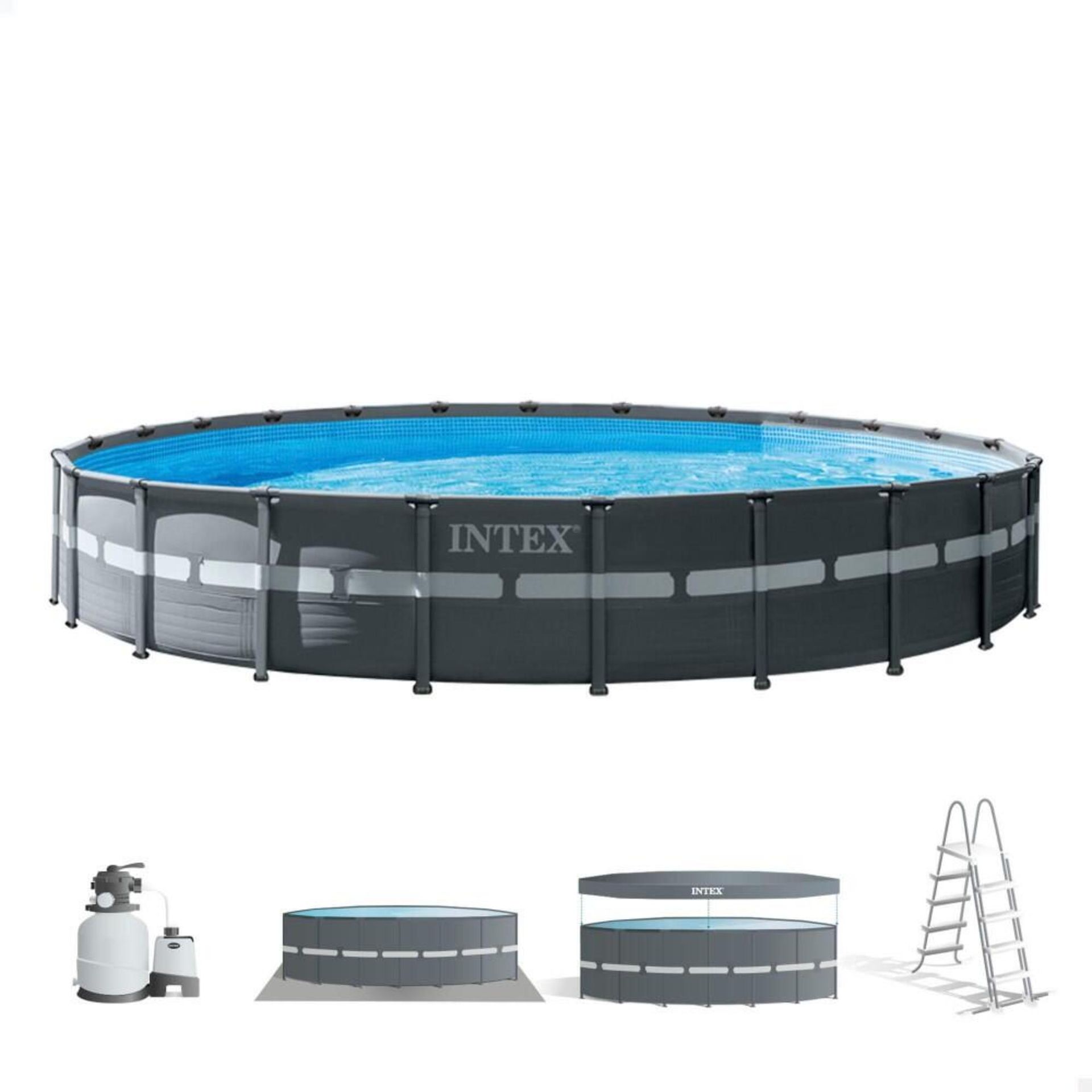 Basen stelażowy do ogrodu Intex Ultra XTR Frame Pools 732 x 132 cm zestaw 10w1