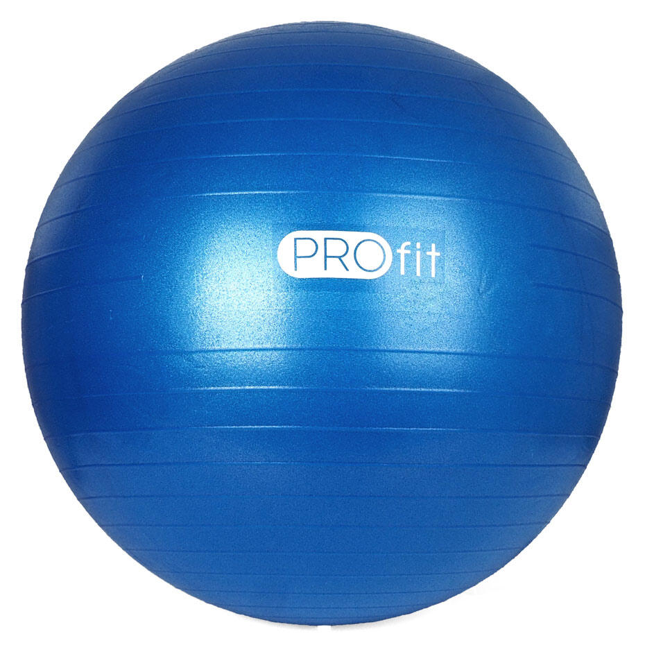 ProFit Piłka gimnastyczna 85cm niebieska z pompką DK 2102 P5131-0