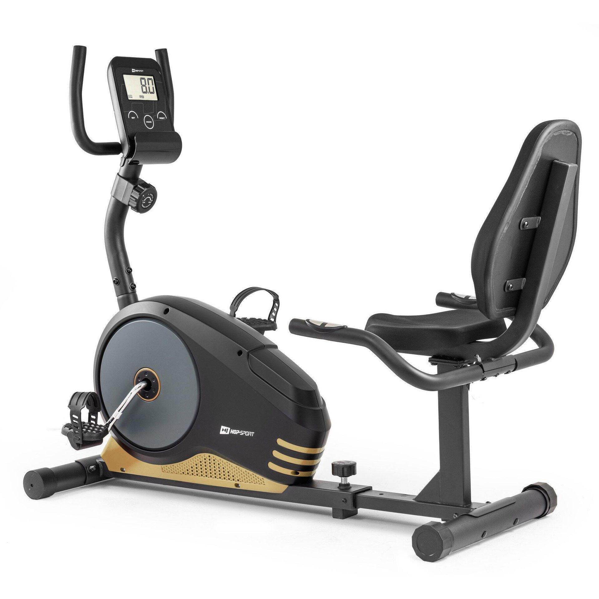 Rower leżący HS-040L Root czarny-złoty