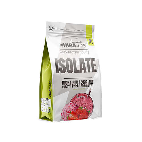 Whey Protein Isolate HIRO.LAB 700g Strawberry