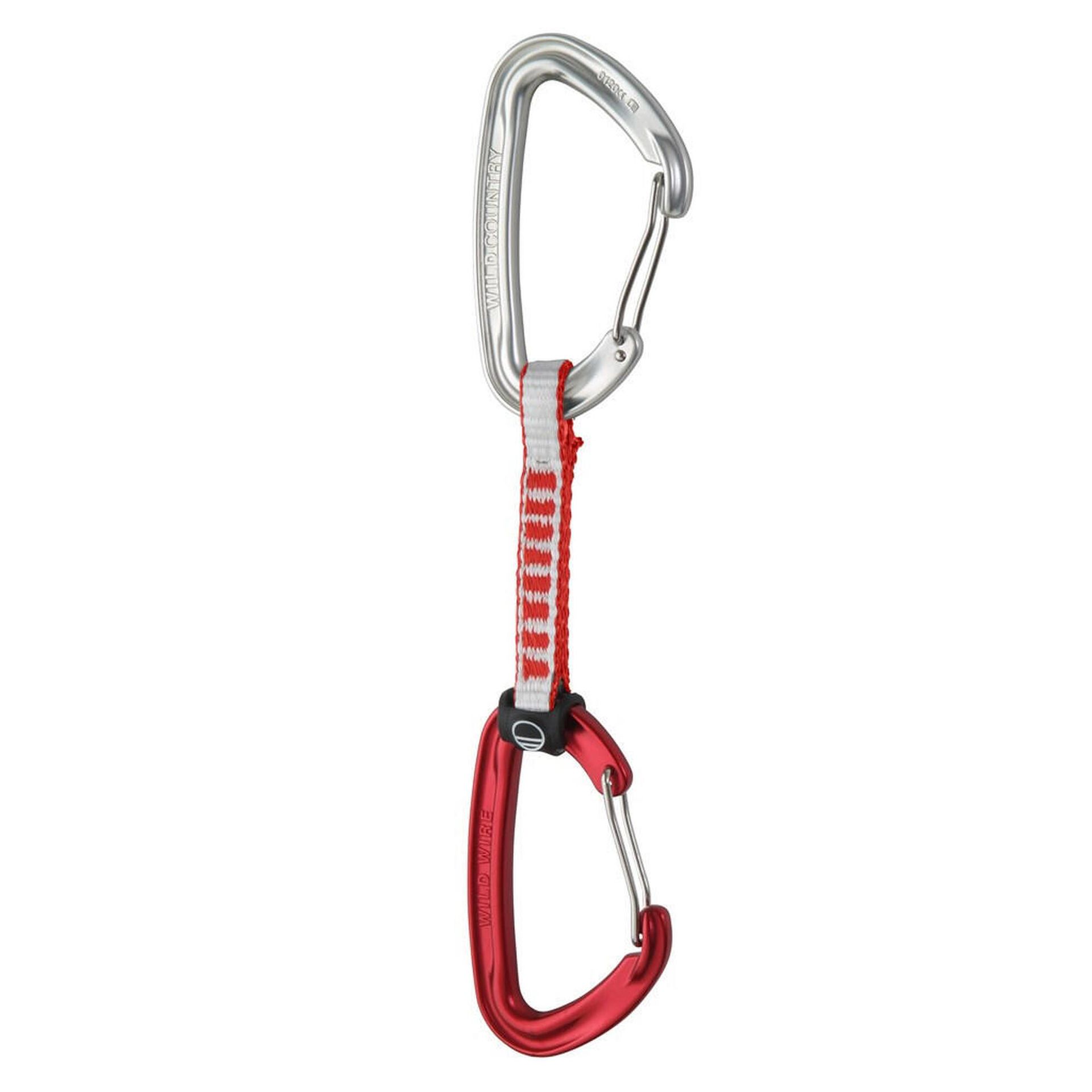 Wild Country Wildwire Ekspres 10cm, red 2021 Ekspresy wspinaczkowe 40-WLD2QD-16-10CM