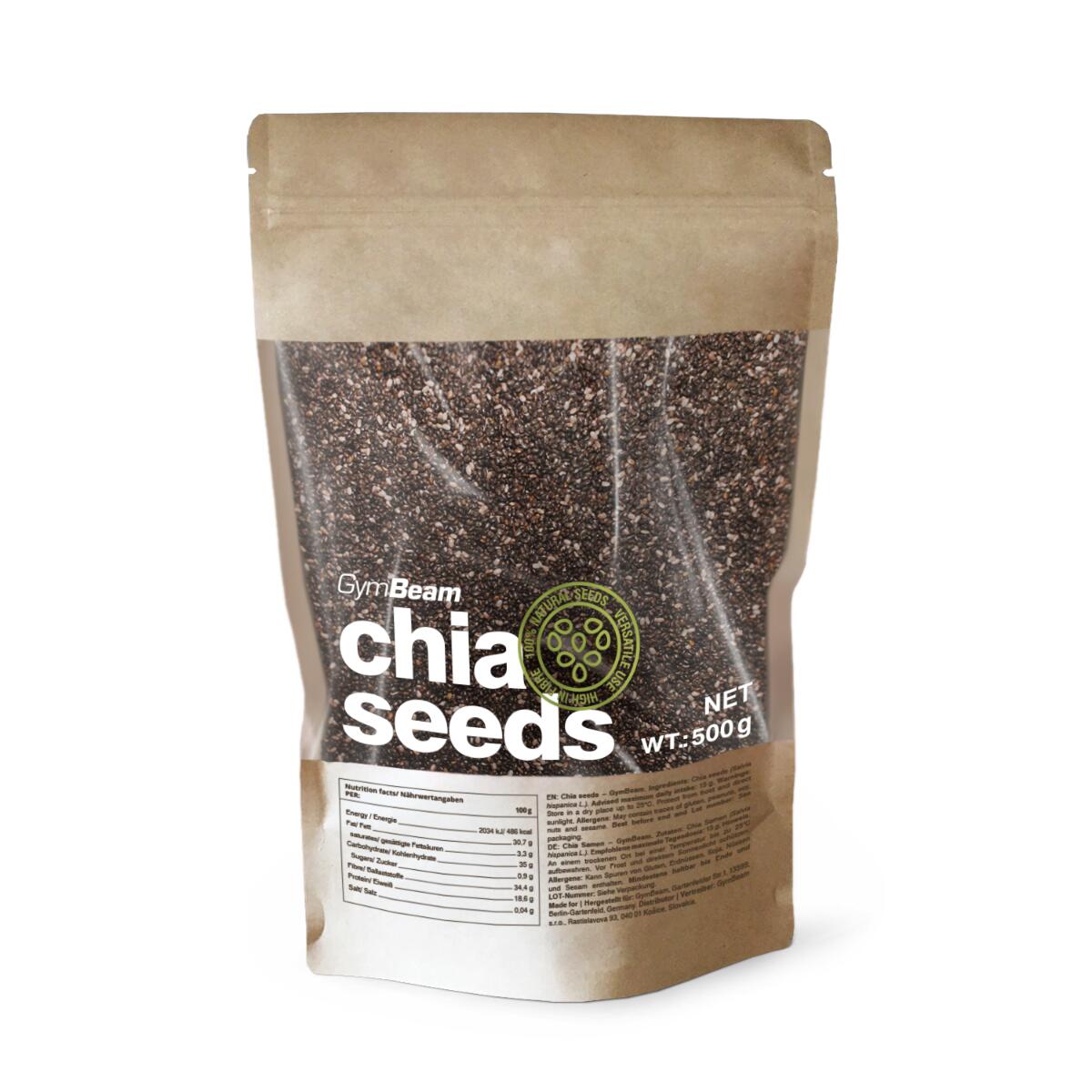 GymBeam GymBeam Nasiona Chia 1000 g