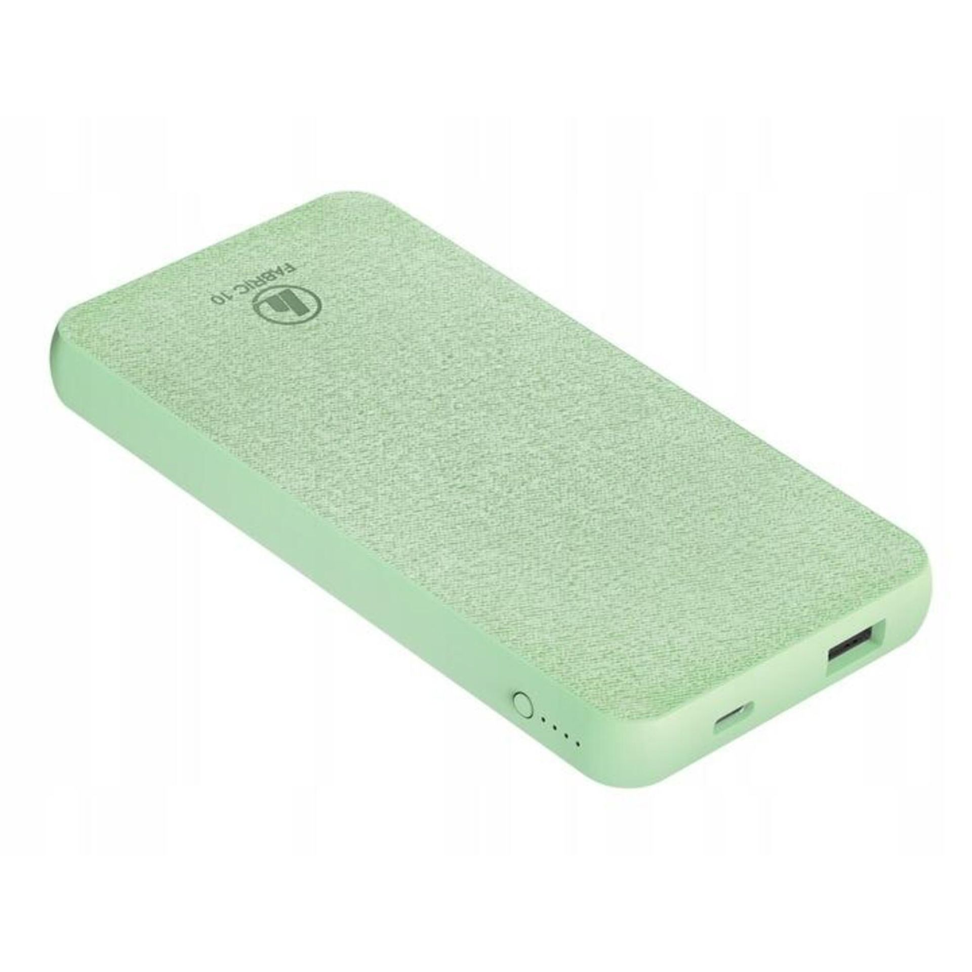 Hama Powerbank Fabric 10 10000 mAh Zielony
