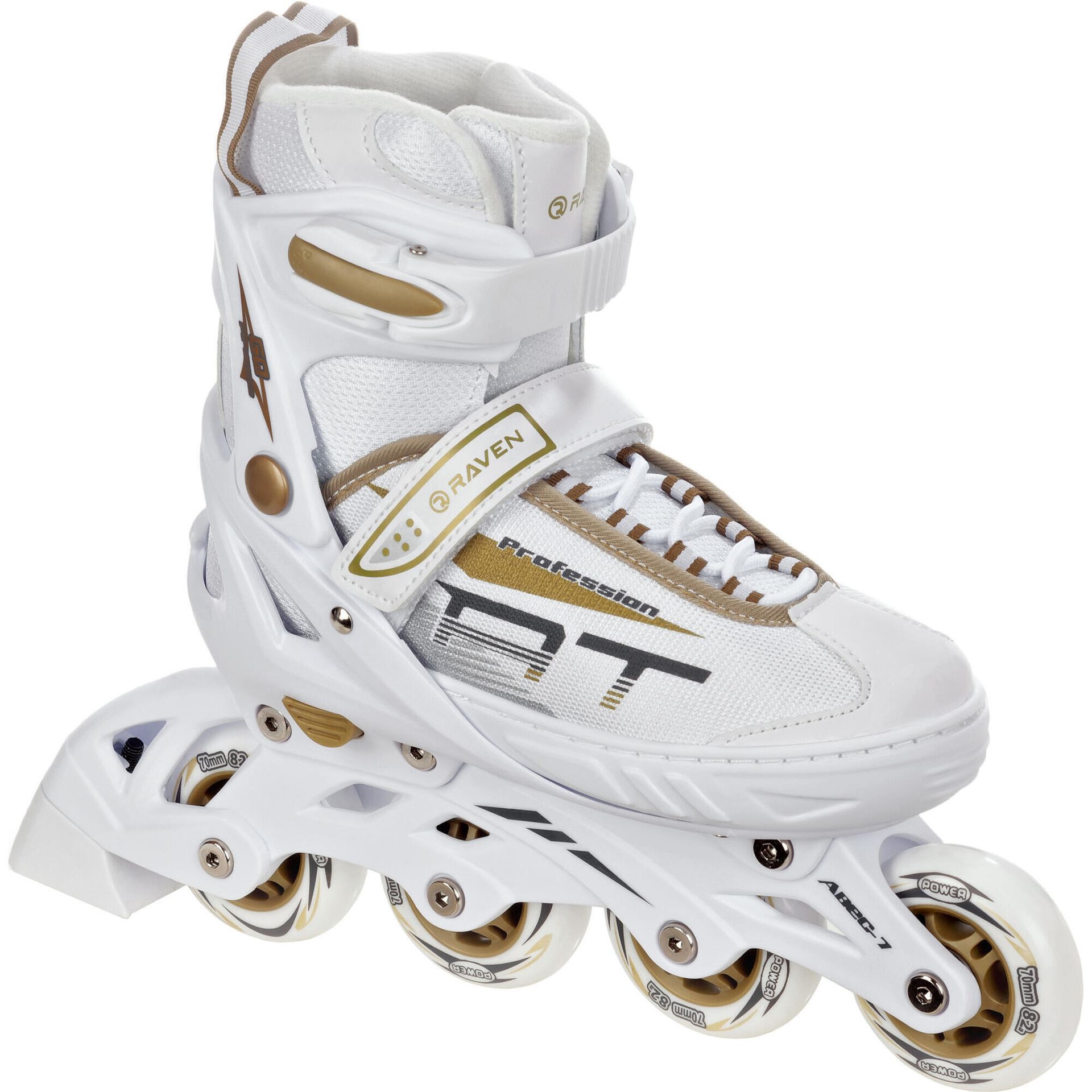 Rolki Łyżwy 4w1 Raven Profession White/Gold 38-42